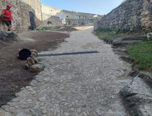 Spišský hrad – dobová obnova chodníkov a múrov – 2021